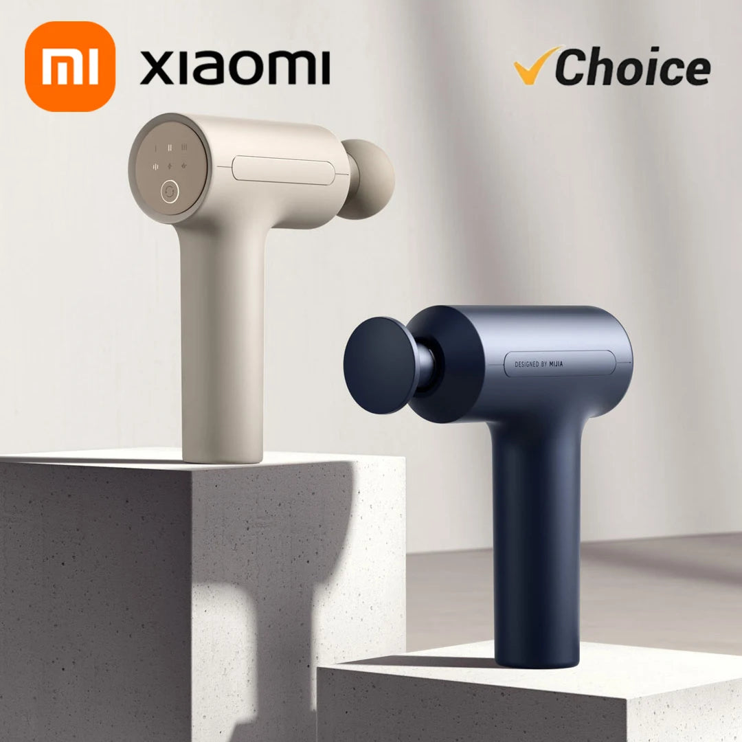 Xiaomi Mi Fascia Gun 3 Muscle Massage Gun Dual Mode 2450mAh 3 Massage Heads 25kg Thrust Shoulder and Neck Relaxation Massager