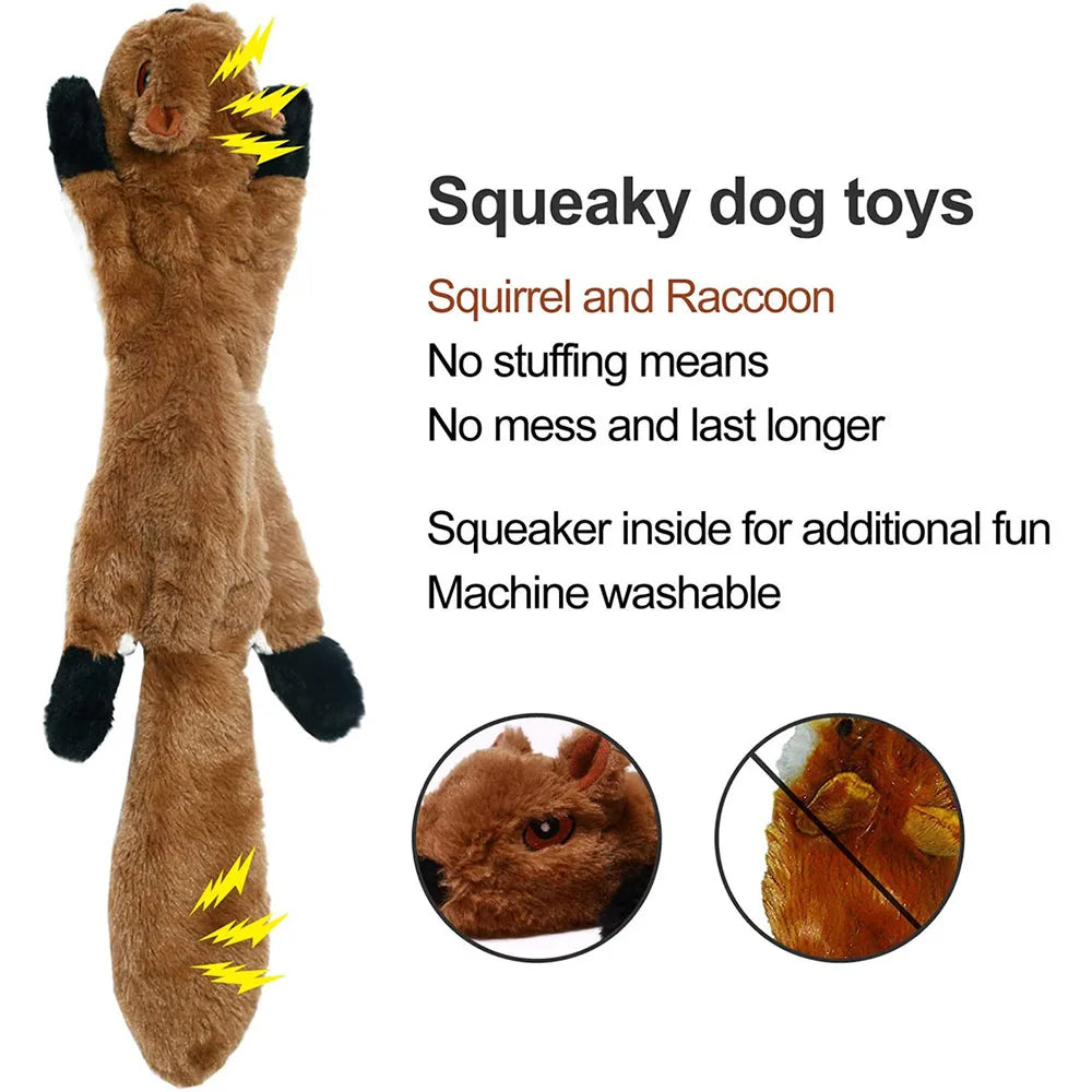 Engraçado animal simulado sem recheio brinquedo do cão com rangidos durável stuffingless pelúcia estridente cão mastigar brinquedo crinkle pet rangido brinquedo