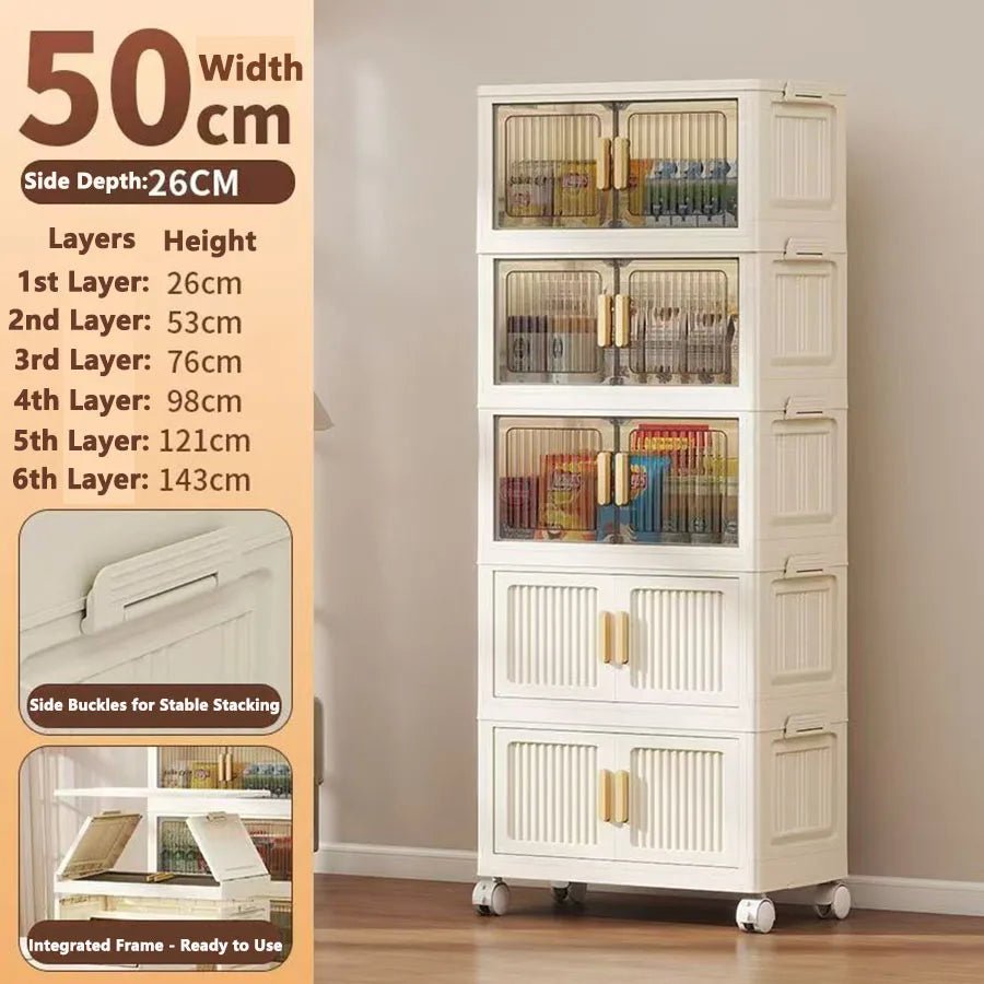 Armário de armazenamento para bebês, uso doméstico, roupas e colcha, guarda-roupa para crianças, escola primária, roupas de estudante, armário de armazenamento dobrável - Kasa & Pet