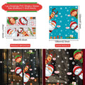 Adesivo de janela de natal, decorações de feliz natal para casa 2024, ornamento de natal, presentes de natal, ano novo 2025