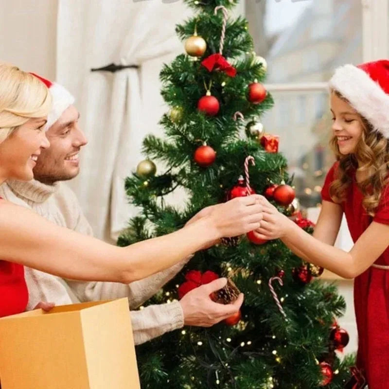 24 Bolas de Natal para Decoração de Árvore de Natal, Enfeites para Decoração de Casa, Halloween, Ano Novo, Acessórios de Bolas Pendentes de Natal