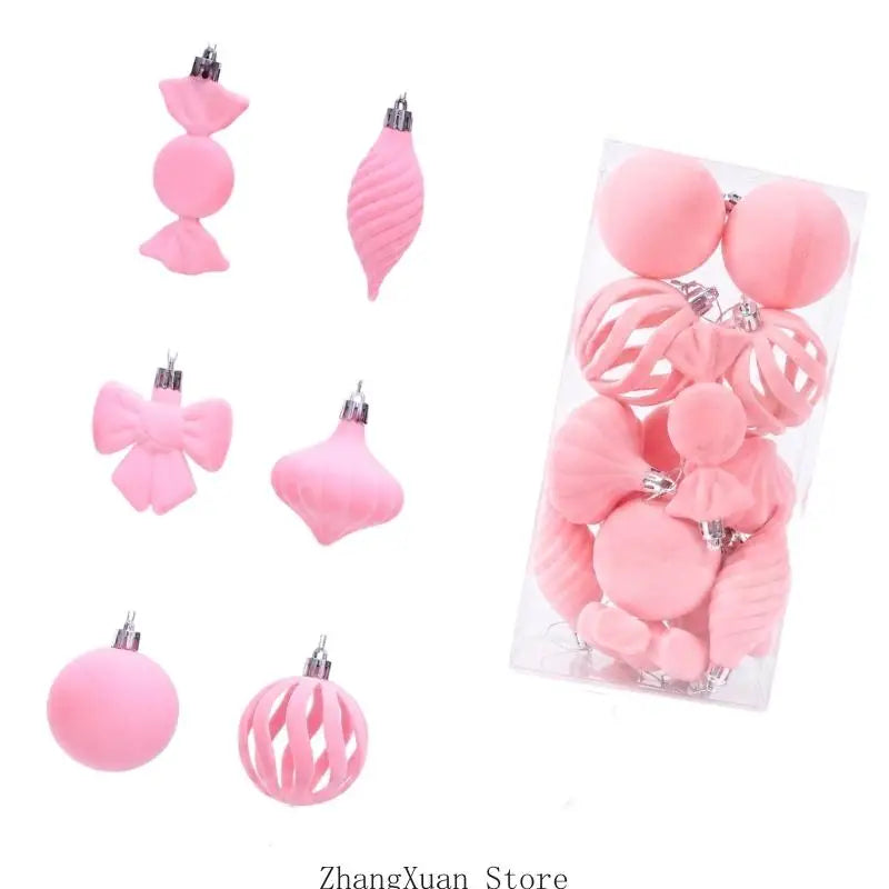 Conjunto bugigangas com doces, fita, gota e silhuetas redondas 3XUF