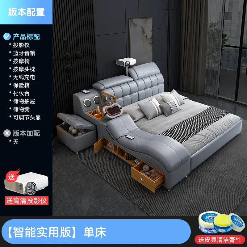 Frame Upholstered Bed Handles Unique Double Modern Children Bed Luxury Sleeping Muebles Para El Hogar Bedroom Decoration