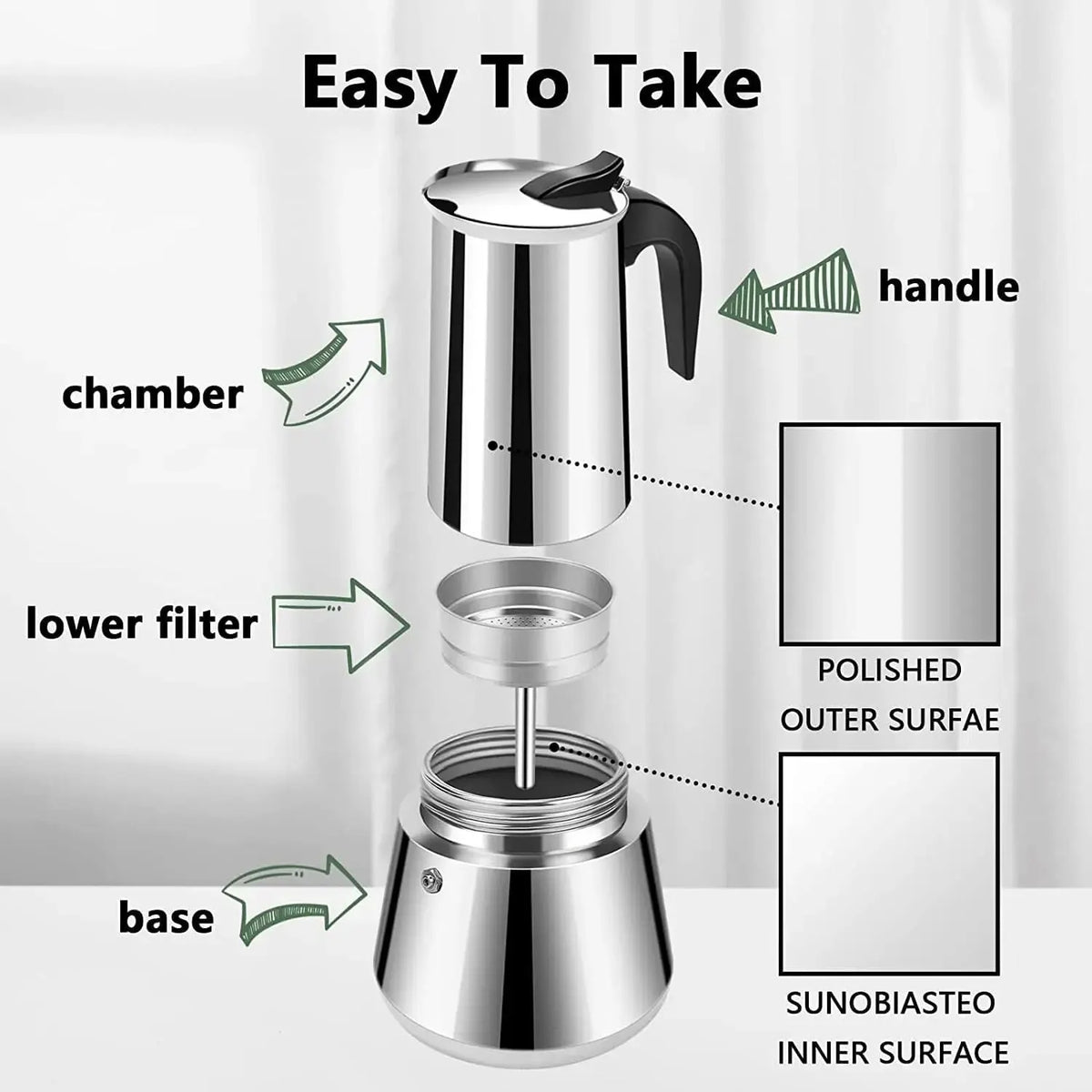 4/6/9 Xícaras Moka Pot Caffe Máquina De Espresso Copos De Café Latte Percoador Fogão Top Moka Cafeteira