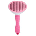 Escova para cães e gatos, pente autolimpante para remoção de pelos de animais de estimação, ferramentas para limpeza de cães e gatos, acessórios para cães