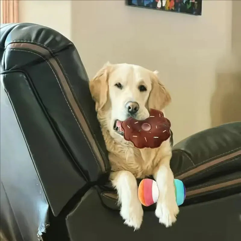 7/10 pçs conjunto de brinquedos de som de filhote de cachorro, mascar de pelúcia solta para animais de estimação, lanches de frutas de pelúcia e brinquedos de cachorro de vegetais, adequado para playm bonito