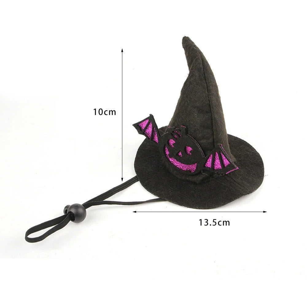 Chapéu de Fantasia para Animais de Estimação de Halloween – Divertido Chapéu de Diabo/Abóbora para Gatos e Cães; Quente, Festivo e Peculiar – Um Presente de Feriado para Pequenos Animais de Estimação
