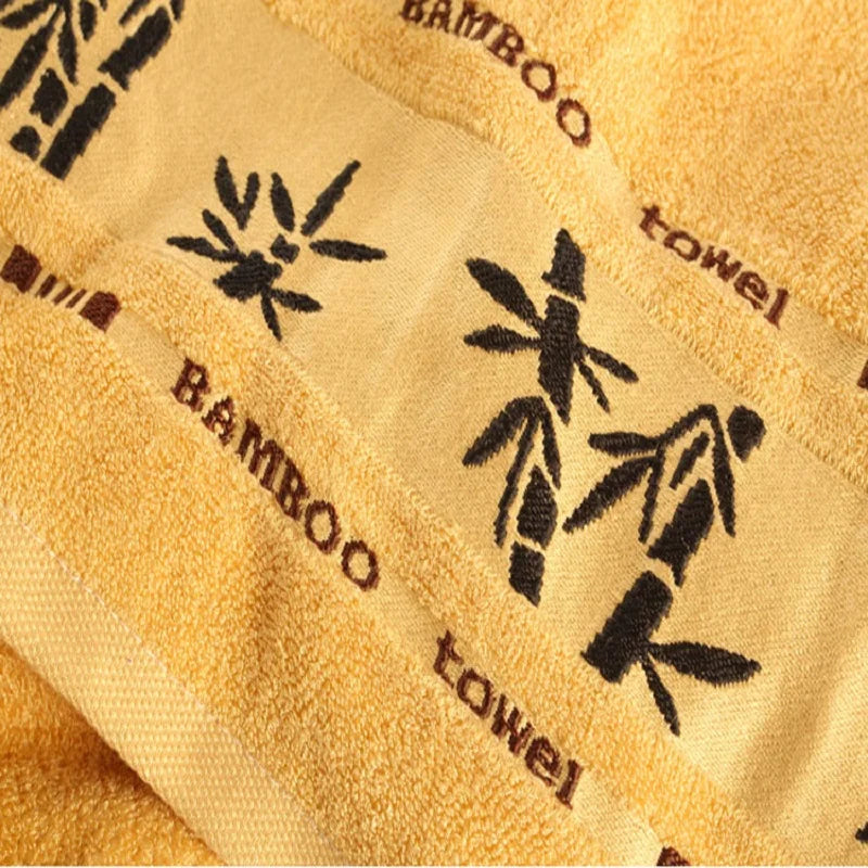 Conjuntos De Toalhas De Fibra De Bambu Para Adultos, Absorvente Grosso, Toalhas De Banheiro De Luxo, Toalha De Rosto, Casa, Conjunto De 1, 4, 6