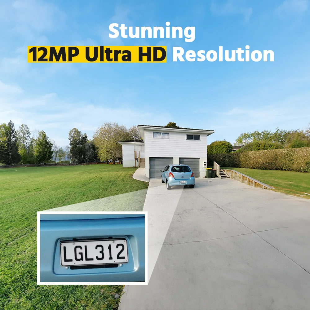 Annke 8ch 16ch 12mp poe gravador de vídeo h.265 + nvr segurança de vigilância de vídeo para 2mp 4mp 5mp 6mp 8mp/4k 12mp ip poe câmera