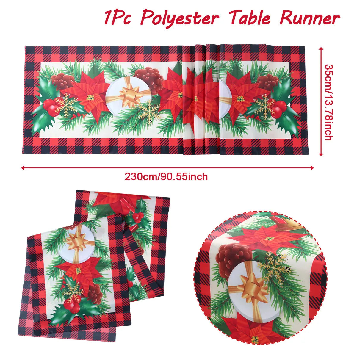 Natal papai noel corredor de mesa navidad natal noel árvore boneco de neve bandeira de mesa feliz natal decoração para casa 2025 ano novo 2026