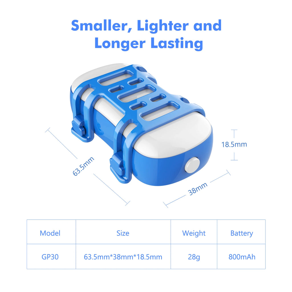 Rastreador GPS para Cães e Gatos com IoT Integrado, Rastreamento por SIM e WiFi, Distância Ilimitada, Localizador Anti-Perda com Código QR, Assinatura Necessária
