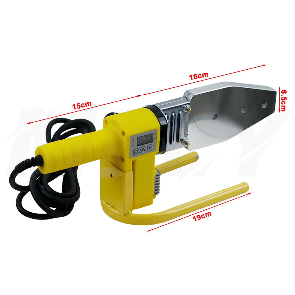 Tubo de solda, tubo de PVC ferro de solda, plástico soldagem aquecimento, Hot Melting Tool, PB, PP, PE, PPR, 600W-1000W
