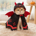 Capa de Asas de Morcego para Animais de Estimação no Halloween, Fantasia de Cosplay Fofa para Vestir Gatos e Cães Pequenos, Roupas para Festas e Eventos.
