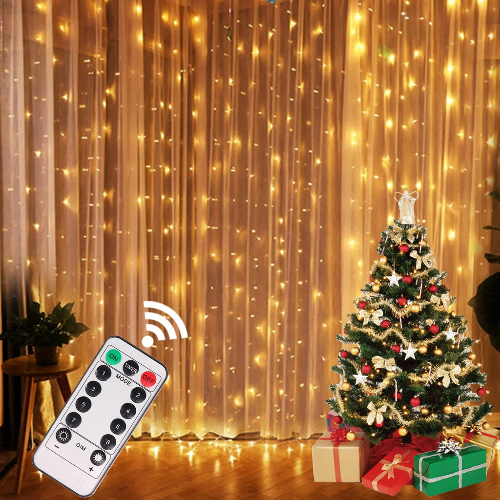 Guirlanda de cortina de luzes de natal para decoração de natal para casa enfeites de natal presentes de natal Navidad 2025 decoração de ano novo
