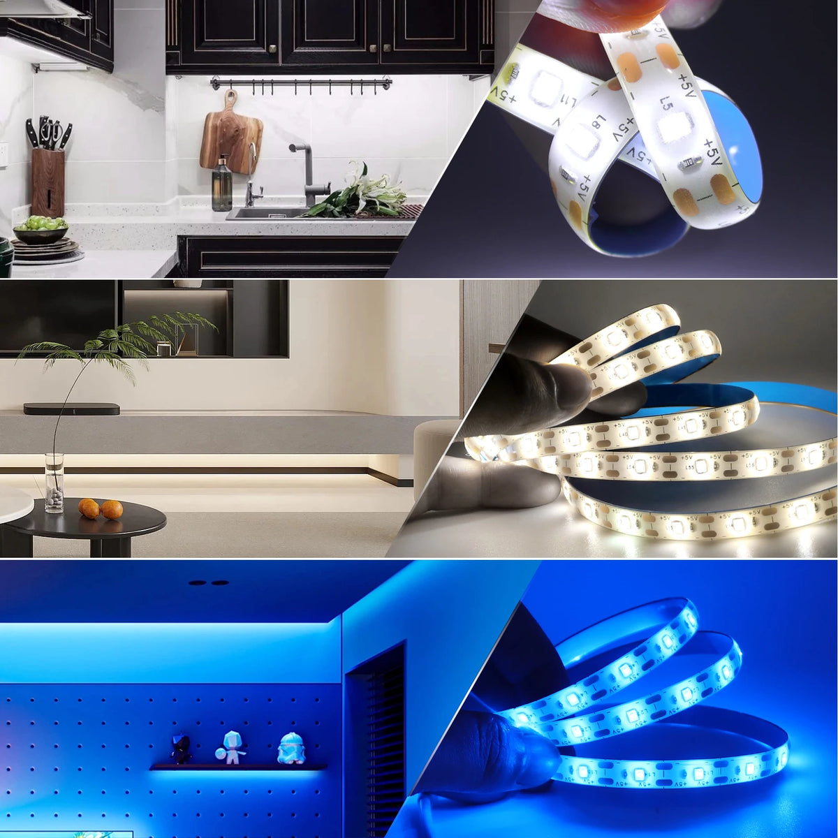 5v 2835 luz de tira led usb 60leds/m fita flexível led com interruptor branco quente à prova dwaterproof água luzes led para decoração do quarto