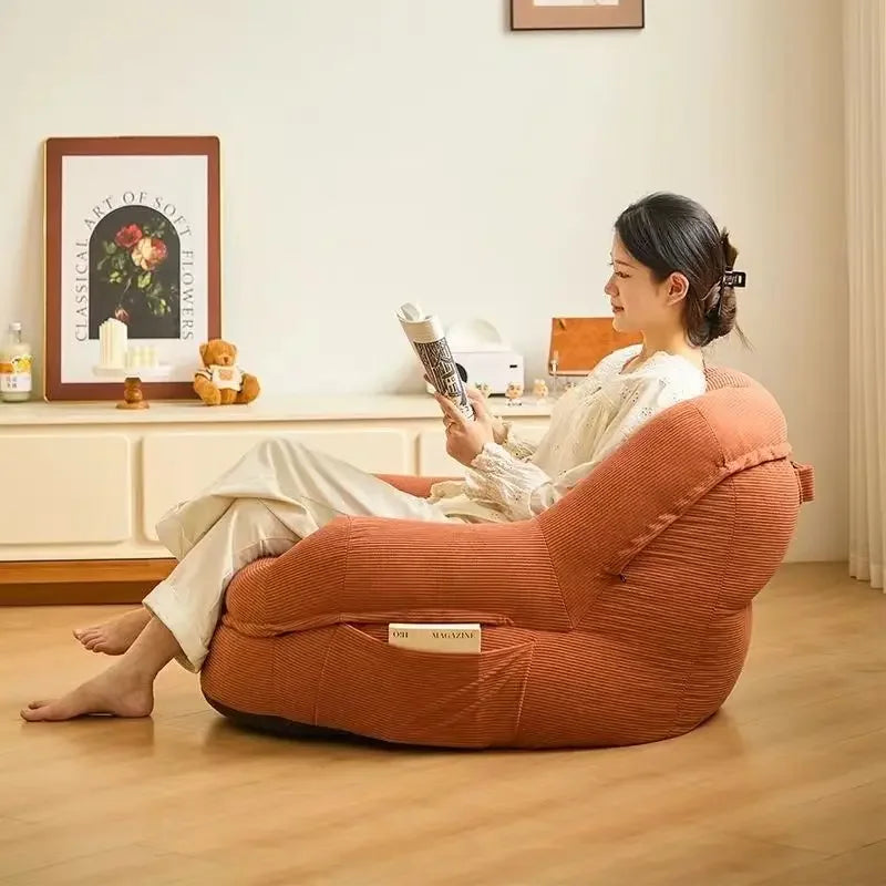 Sofá preguiçoso portátil sala de estar barato único sofás adulto tatami chaise lounge relaxante sofá de 1 pessoa moderno minúsculo móveis para casa