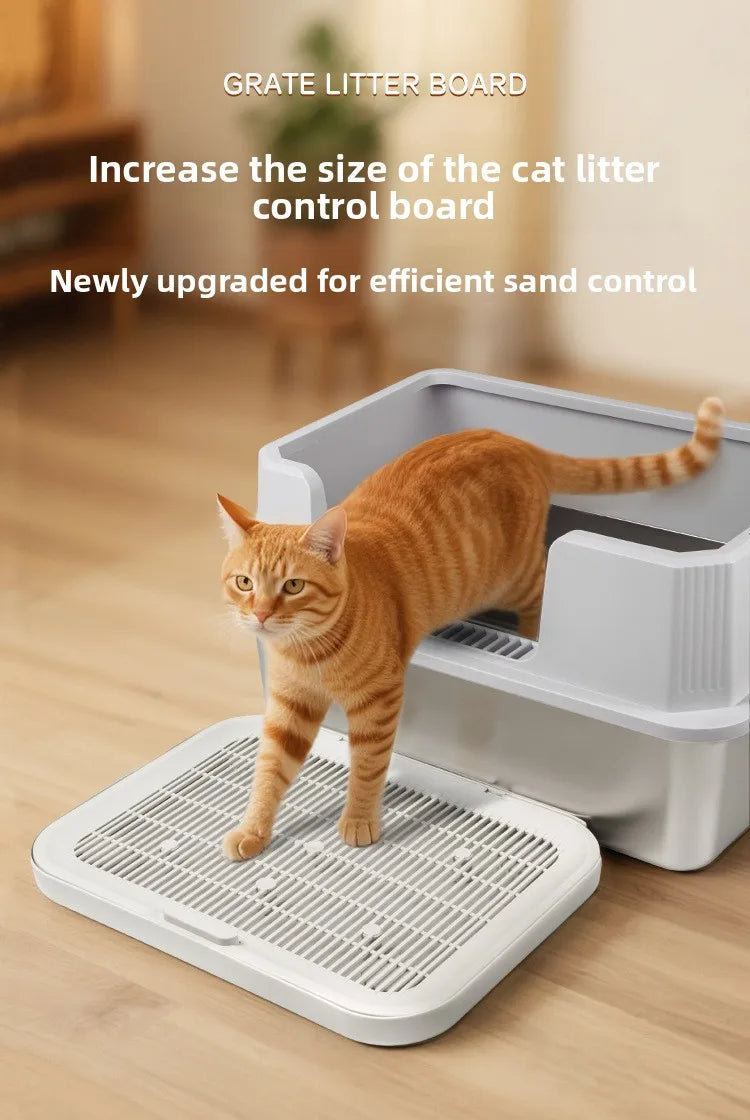 Tapete Grande para Areia de Gato, Dupla Camada, PP, Lavável, Antiderrapante, Para Proteção do Piso da Caixa de Areia, Acessórios para Animais de Estimação, Fácil de Limpar