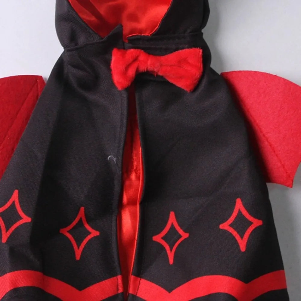 Capa de Asas de Morcego para Animais de Estimação no Halloween, Fantasia de Cosplay Fofa para Vestir Gatos e Cães Pequenos, Roupas para Festas e Eventos.