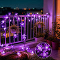 Luzes de Cordão LED Solares em Forma de Flor de Cerejeira para Decoração de Jardim e Pátio ao Ar Livre, Decoração de Natal e Casamento