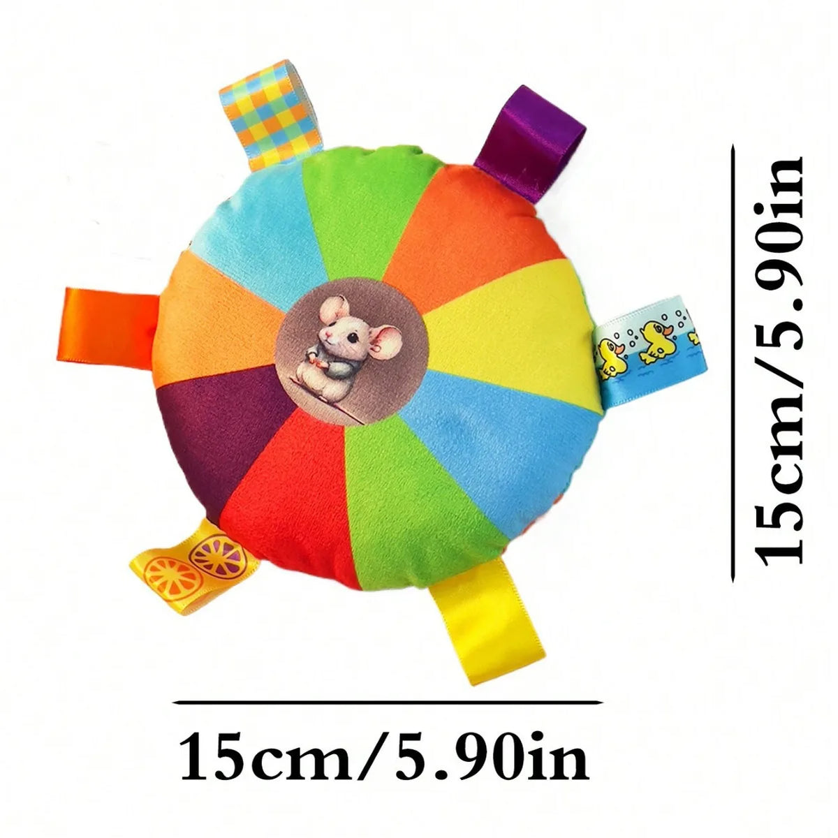 Brinquedos coloridos e sonoros em forma de disco voador, feitos de pelúcia, resistentes a mordidas, ideais para cães e gatos, para brincar, treinar e estimular a dentição.