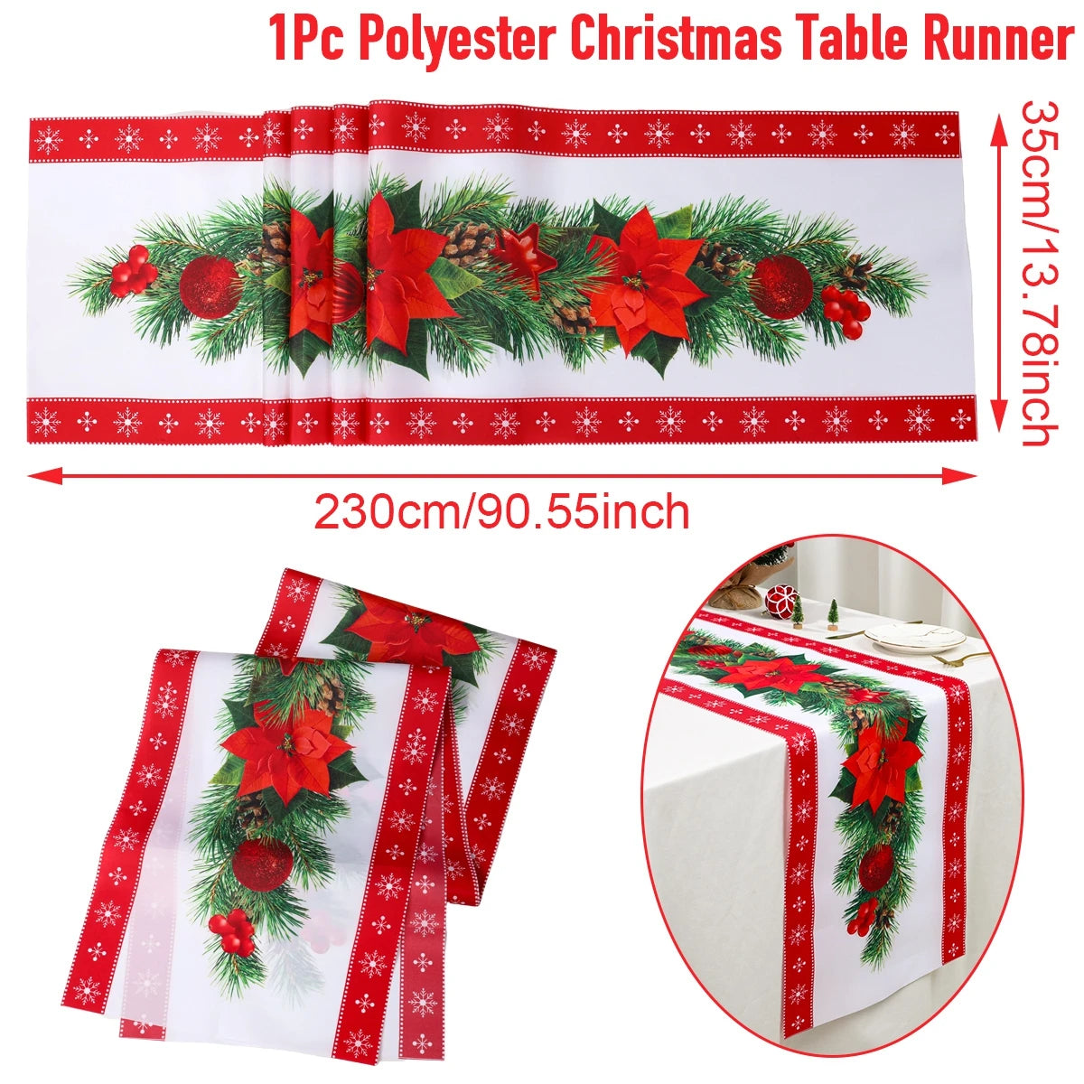 Natal papai noel corredor de mesa navidad natal noel árvore boneco de neve bandeira de mesa feliz natal decoração para casa 2025 ano novo 2026