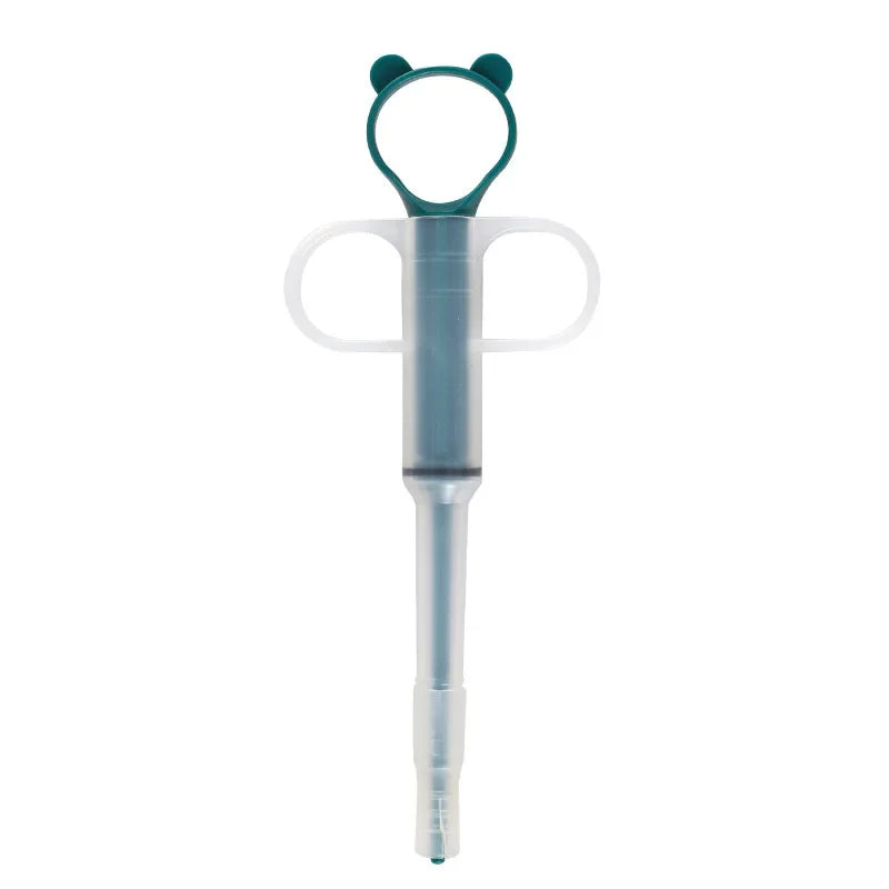 Dispensador de Comprimidos para Animais de Estimação com Ponta Macia, Aplicador de Remédios para Cães e Gatos com Êmbolo Ergonômico, Ferramenta de Alimentação para Pequenos Animais