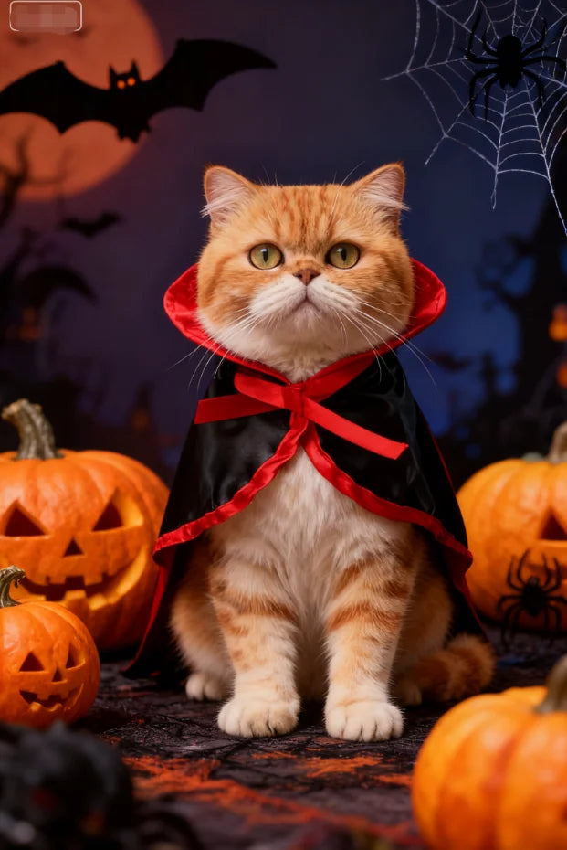 Halloween natal capa mágica pet transformar traje para gatos cães avançados vestuário festivo roupas para animais de estimação accessories255