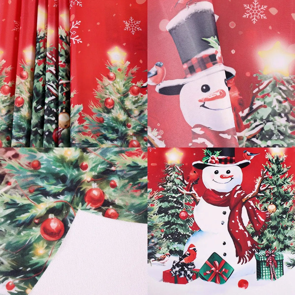 Natal vermelho lareira mantel cachecol capa de mesa enfeites de natal para casa 2025 boneco de neve de natal navidad natal ano novo 2026 presentes