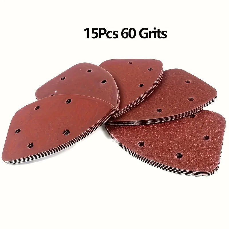 15/30 peças almofada de substituição de lixadeira de papel de lixa de detalhe de mouse para variedade de folhas de lixadeira de mouse de 140mm - Kasa & Pet