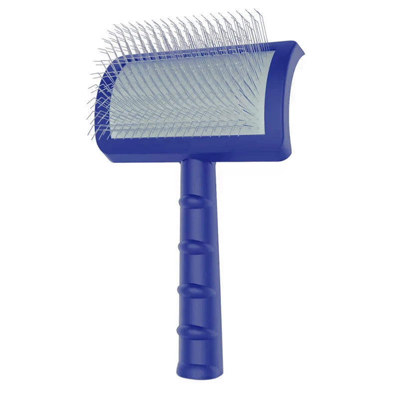 Cão aliciamento pente derramar cabelo remover agulha escova slicker massagem nó aberto pente ferramenta de cabelo grande cão suprimentos para animais de estimação acessórios