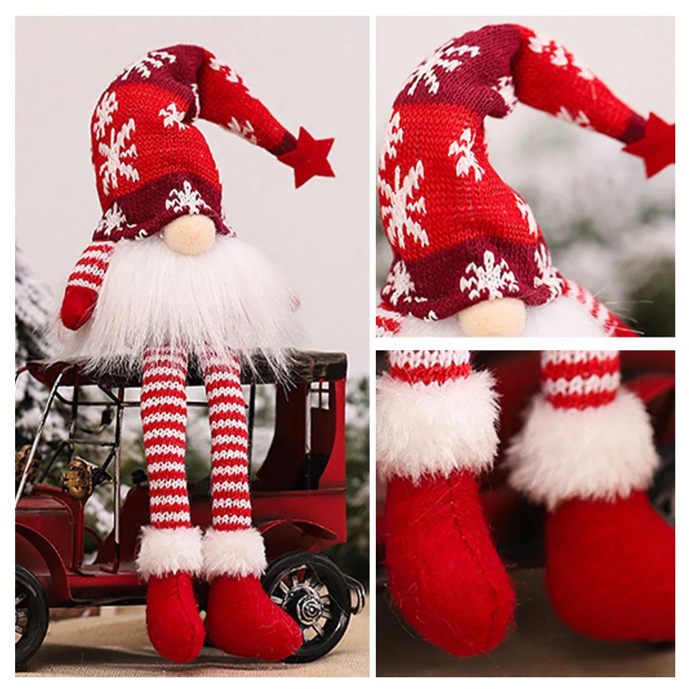 Boneco Gnomo Luminoso de Natal 2026 Sem Rosto Decoração de Casa Feliz Natal Presente de Natal para o Ano Novo