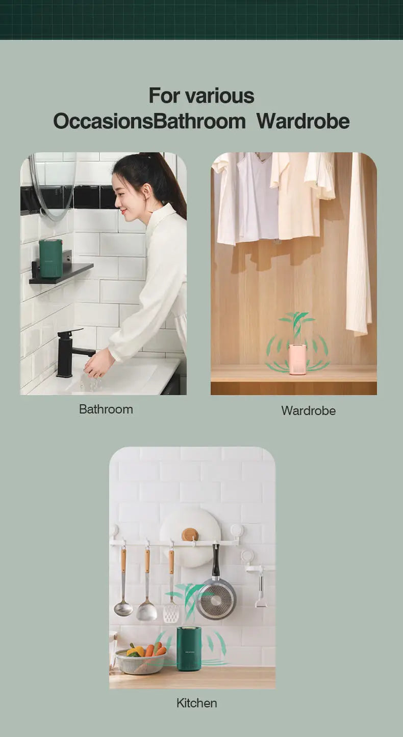 Purificador de Ar Xiaomi Mijia Ionizador Gerador de Íons Negativos Remoção de Odor de Fumaça de Cigarro Filtro HEPA PM 2.5 Purificador de Ar