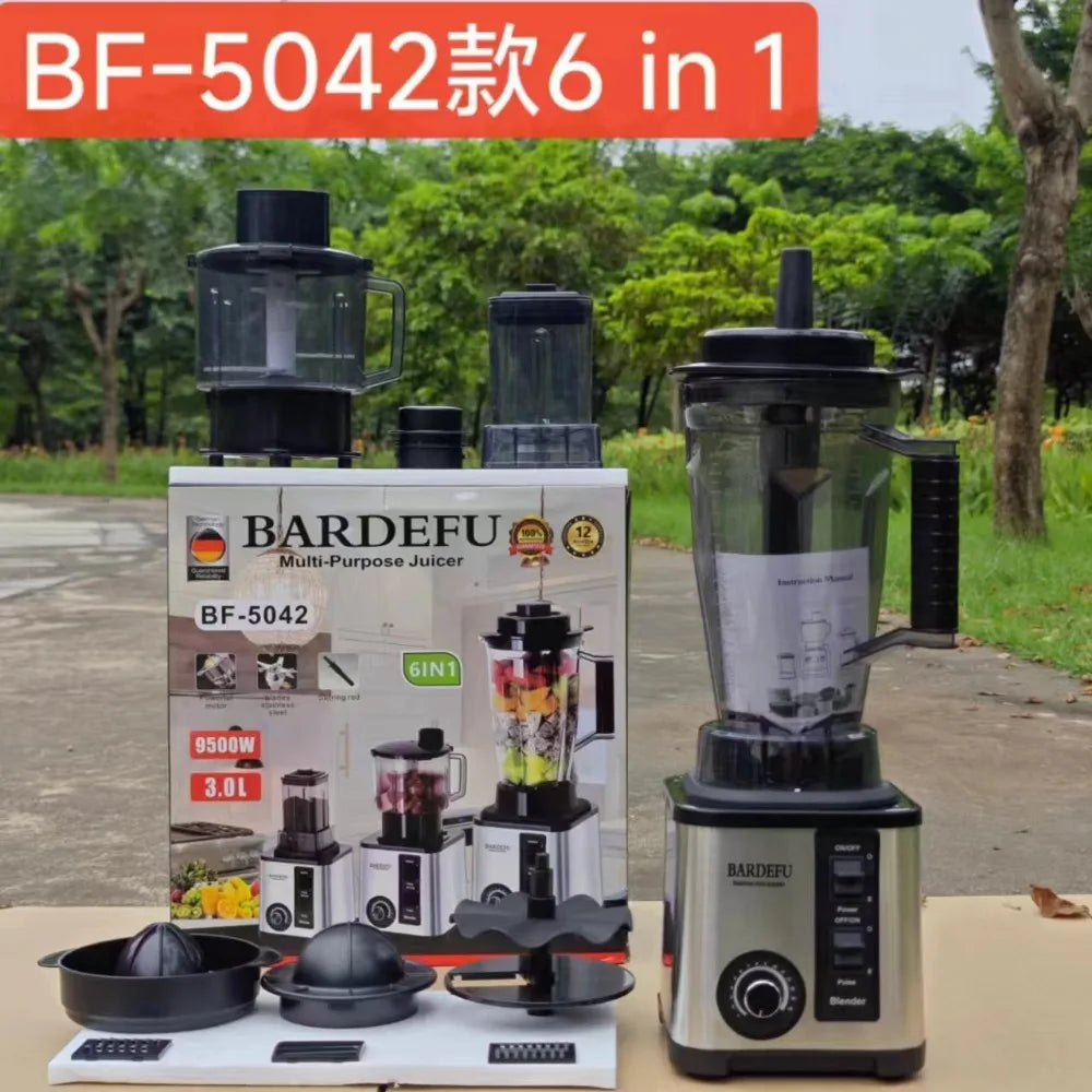 220v-3l 6 em 1 liquidificador de aço inoxidável grande capacidade corte legumes e fragmentos sorvete moedor de salada moedor de carne espremedor