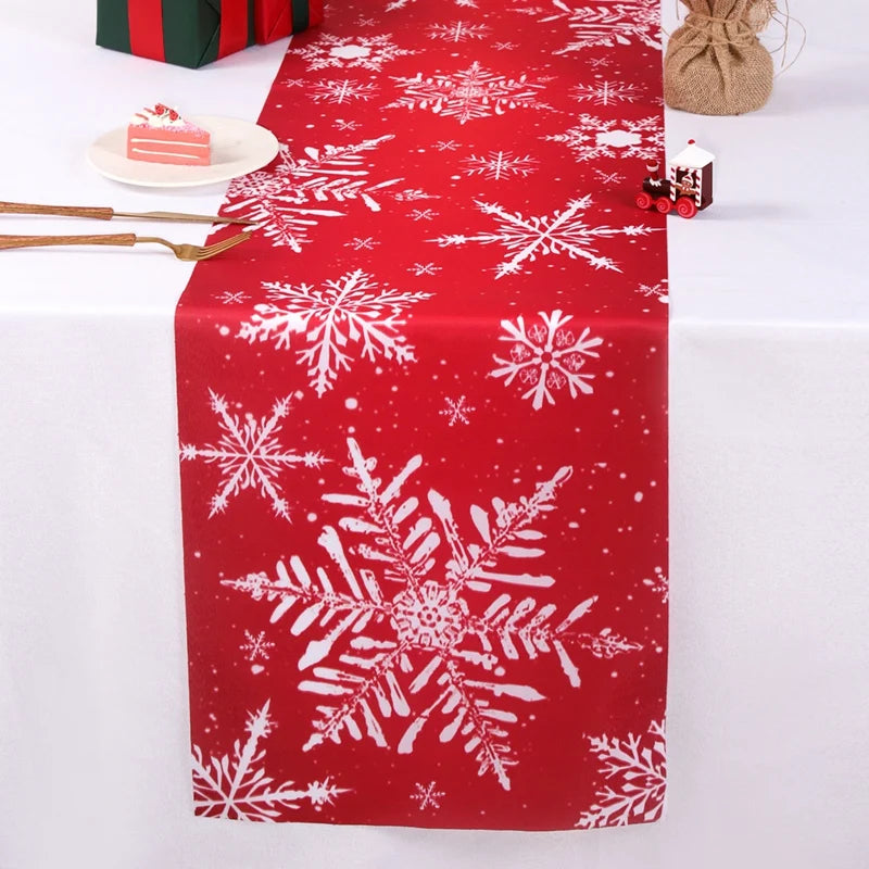 Feliz natal corredor de mesa natal capa de mesa decorações de natal para casa 2025 navidad natal presentes ano novo 2026 toalha de mesa