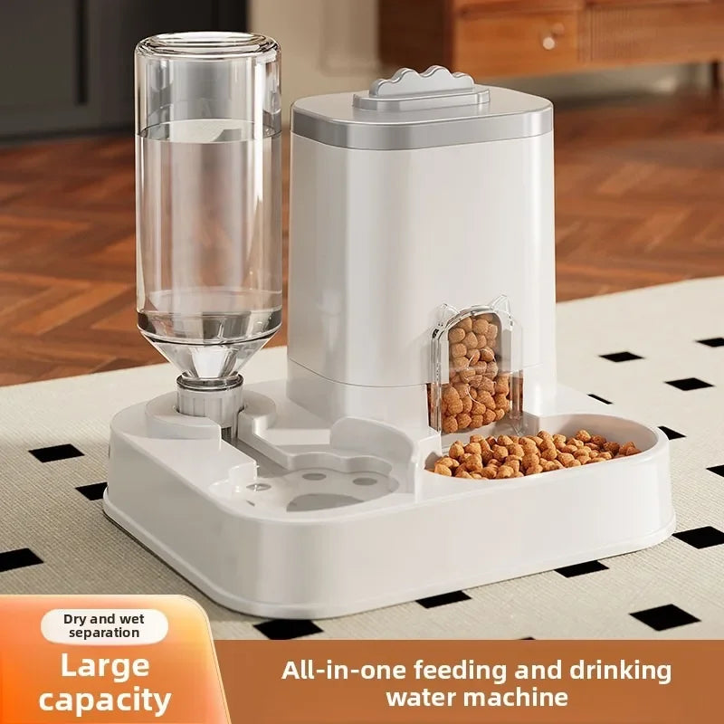 Alimentadores e dispensadores de água automáticos para animais de estimação de grande capacidade, adequados para cães e gatos