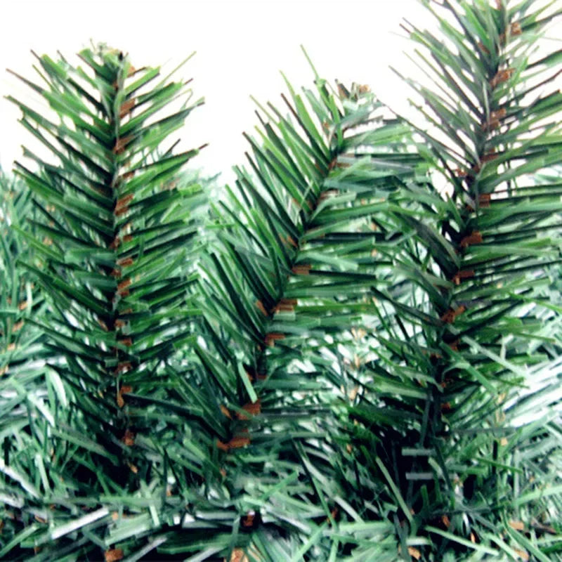 2.7m verde artificial guirlanda de natal poinsétia guirlanda de flores de natal árvore de natal rattan pendurado ornamento decoração