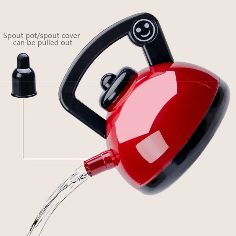 Conjunto de brinquedos de cozinha para crianças menina cozinhar bebê corte frutas cozinhar utensílios de cozinha simulação educação fingir jogar