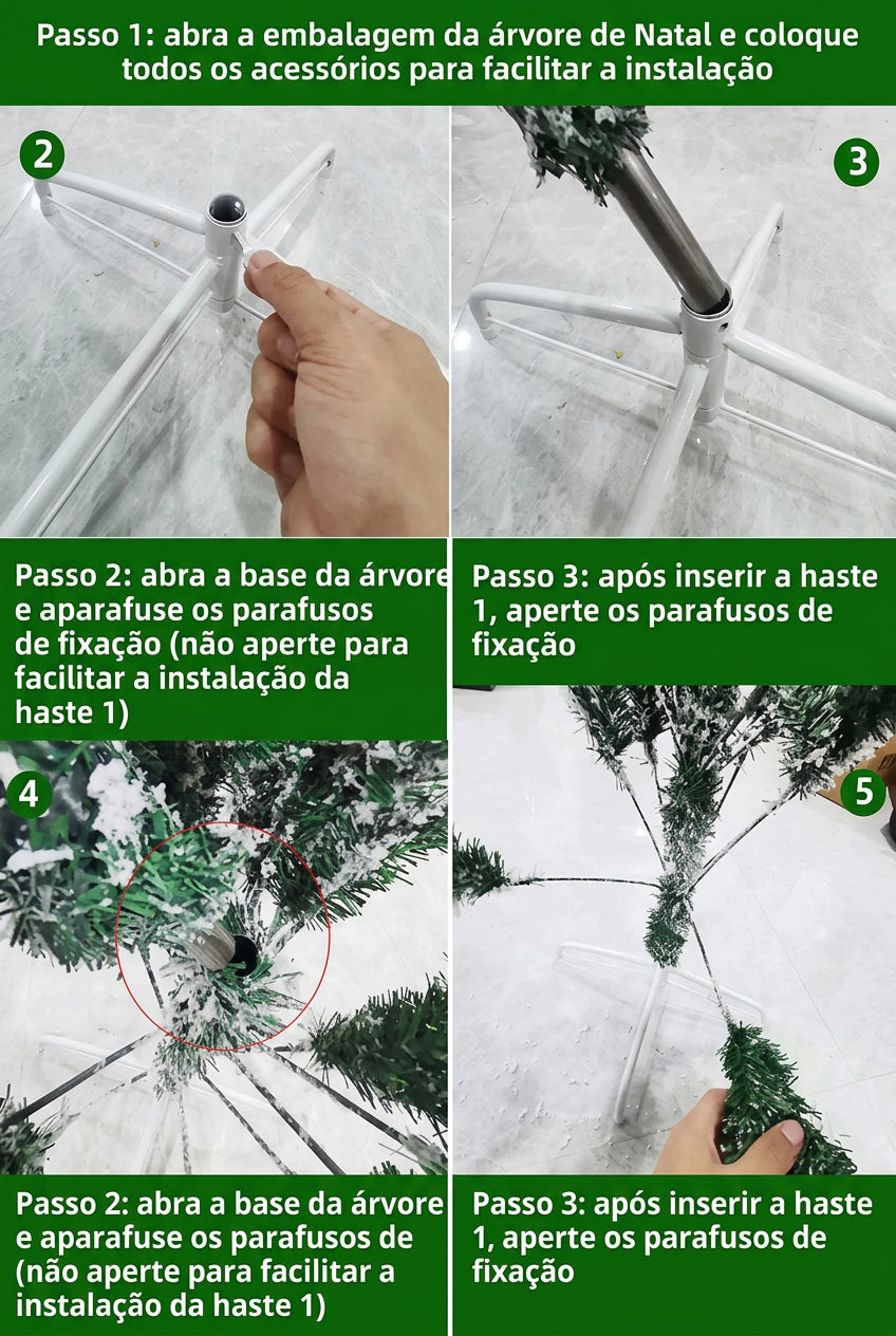 1-2PCS Árvore de Natal Artificial de 45cm, Árvore de Pinheiro Coberta de Neve