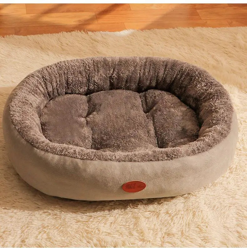 Ninho quente engrossado para outono e inverno ninho de animais de estimação ninho de cachorro esteira ninho de gato grande e pequeno cão de pelúcia toda a temporada cama universal para animais de estimação