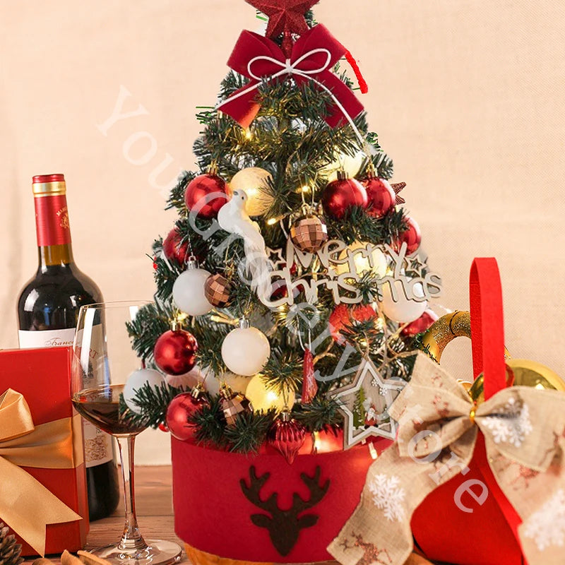 Árvore De Natal Artificial Para Casa, Decorações De Festa, Artesanato DIY, Presente Das Crianças, Quarto, Ano Novo, 20 cm, 45 cm, 60cm