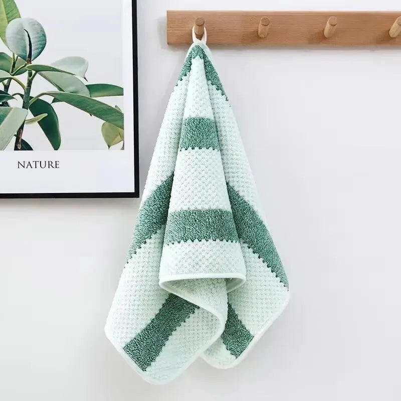 Toalha de banho multiuso do algodão, toalhinha, cor sólida, macia, absorvente, uso para o hotel, banheiro