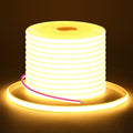 Fita LED COB 12V 24V à Prova d'Água 320 LEDs/m Fita Adesiva Flexível 3000K 4000K 6000K Iluminação de Armário LED Decoração de Ambiente