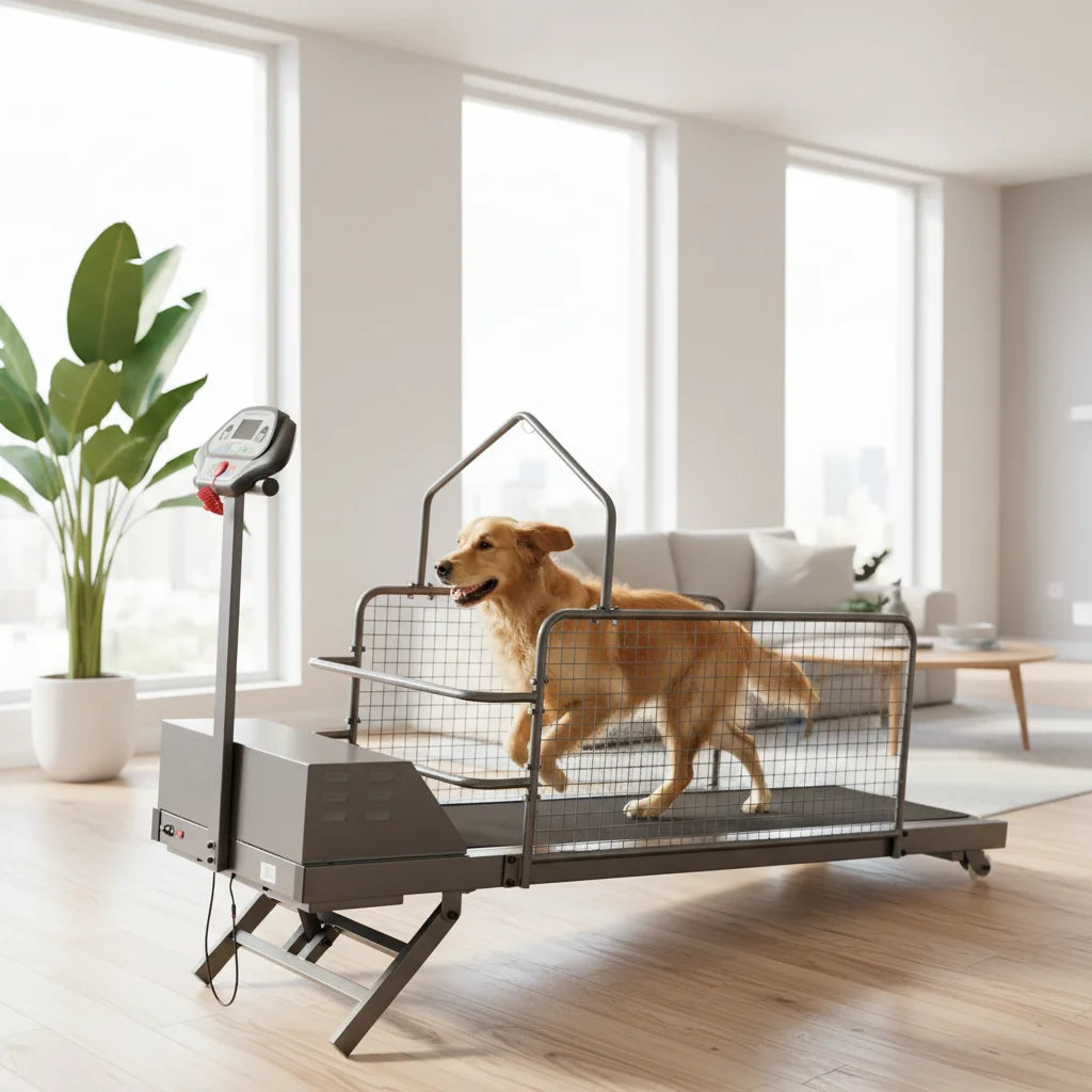 Esteira Elétrica para Animais de Estimação, Equipamento de Treinamento Esportivo para Cães, Máquina de Caminhada e Corrida com Inclinação Ajustável