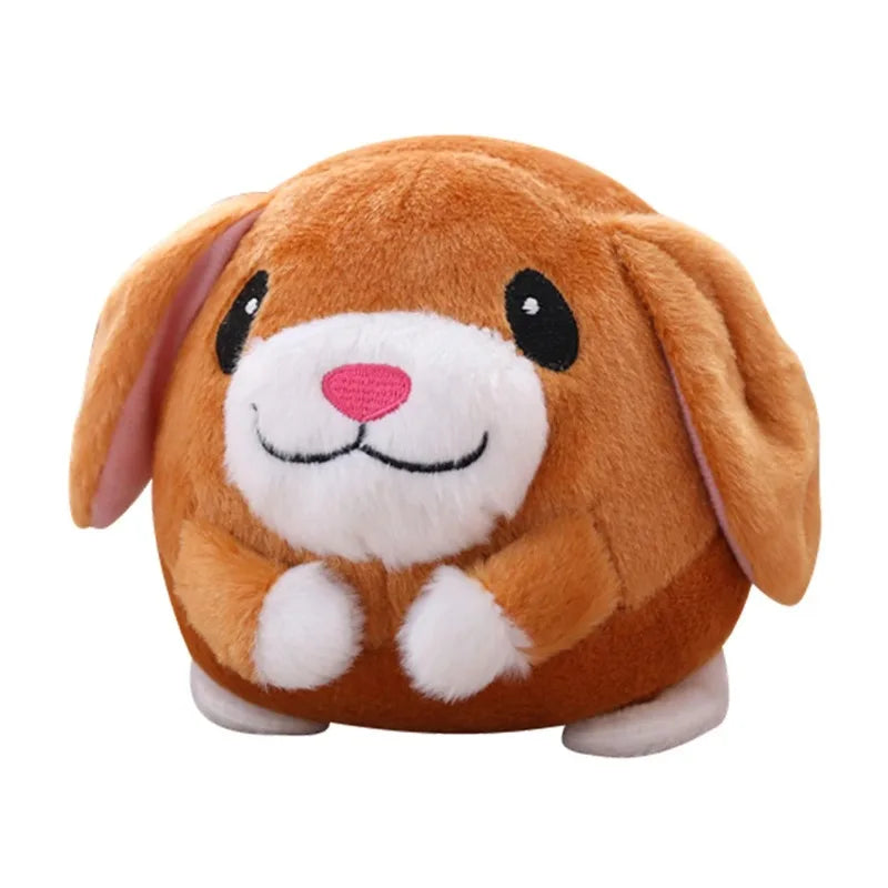 Brinquedo Eletrônico para Animais de Estimação, Bola para Gato, Bola Saltitante para Cães, Bola com Música e Vibração, Bola Interativa para Mastigar, Brinquedo de Pelúcia em Movimento para Cães