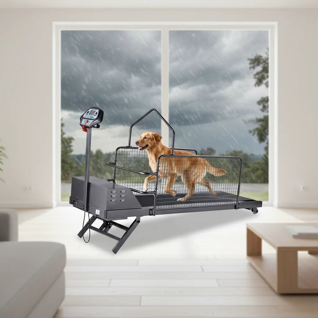 Esteira Elétrica para Animais de Estimação, Equipamento de Treinamento Esportivo para Cães, Máquina de Caminhada e Corrida com Inclinação Ajustável
