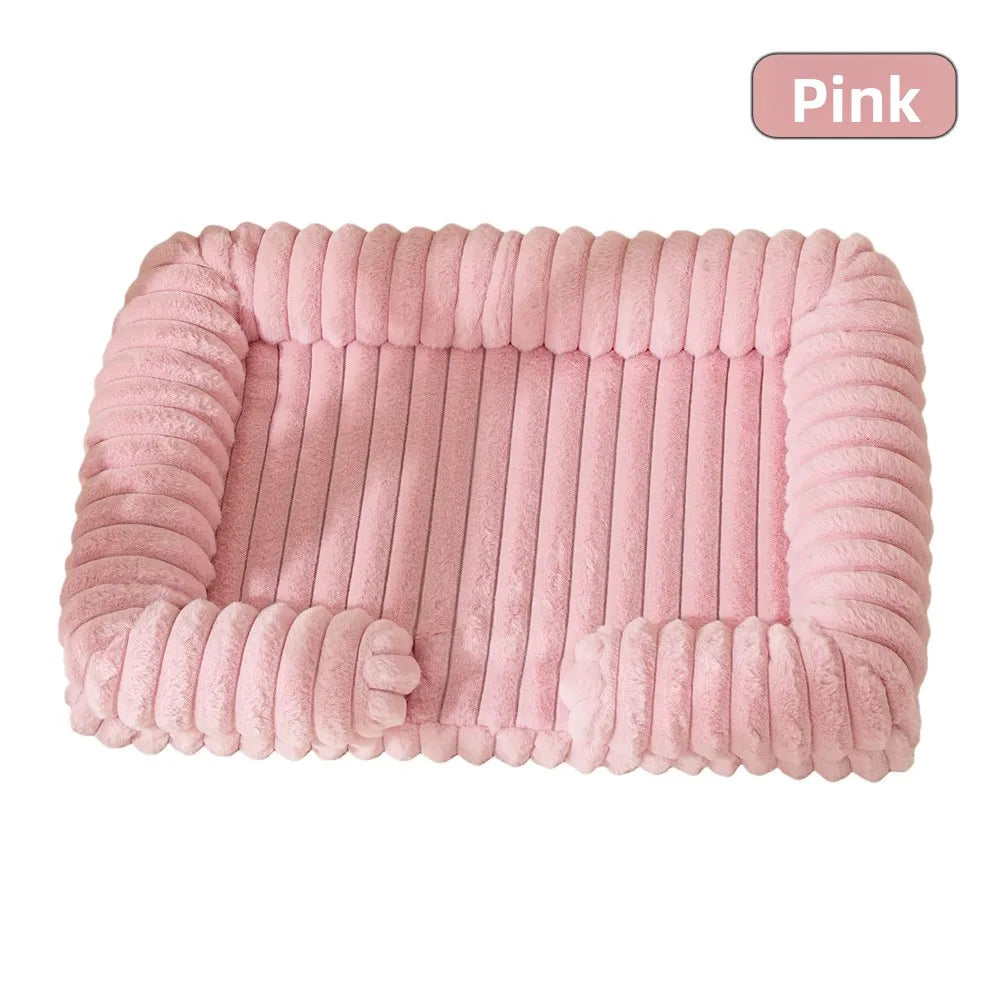 Cama para Cães de Inverno, Cama Quente para Filhotes, Sofá para Animais de Estimação, Tapete para Gatos Pequenos, Suprimentos para Pets, Cestas Grandes, Camas para Cães de Porte Médio, Casinha Grande para Cães