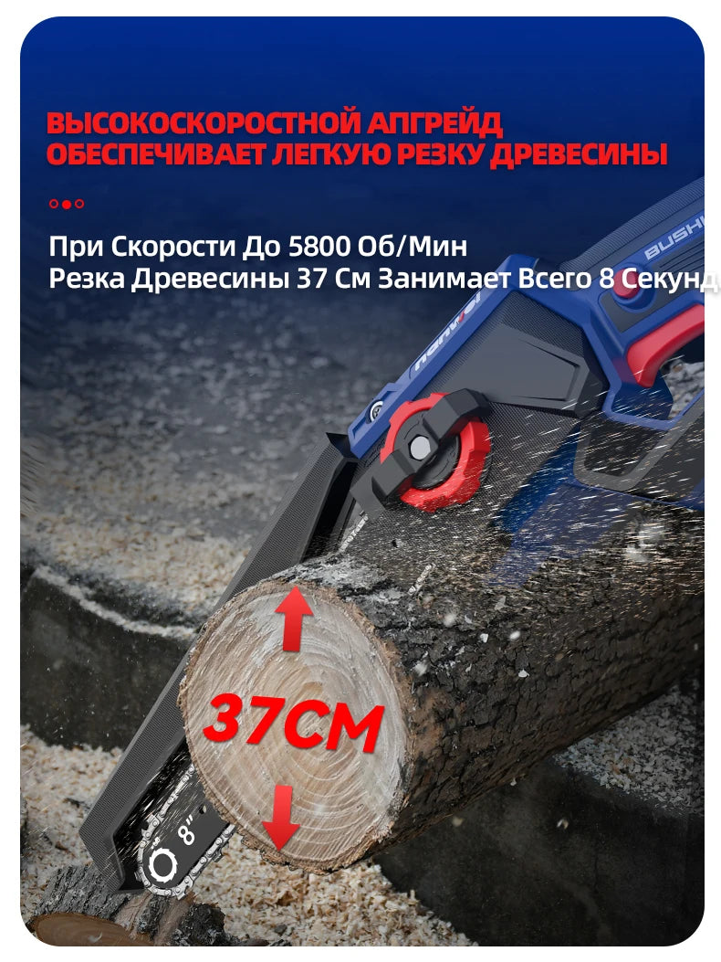 Nanwei portátil elétrica mini serrar madeira aparar 20v serra elétrica bateria serra sem fio serra de corrente