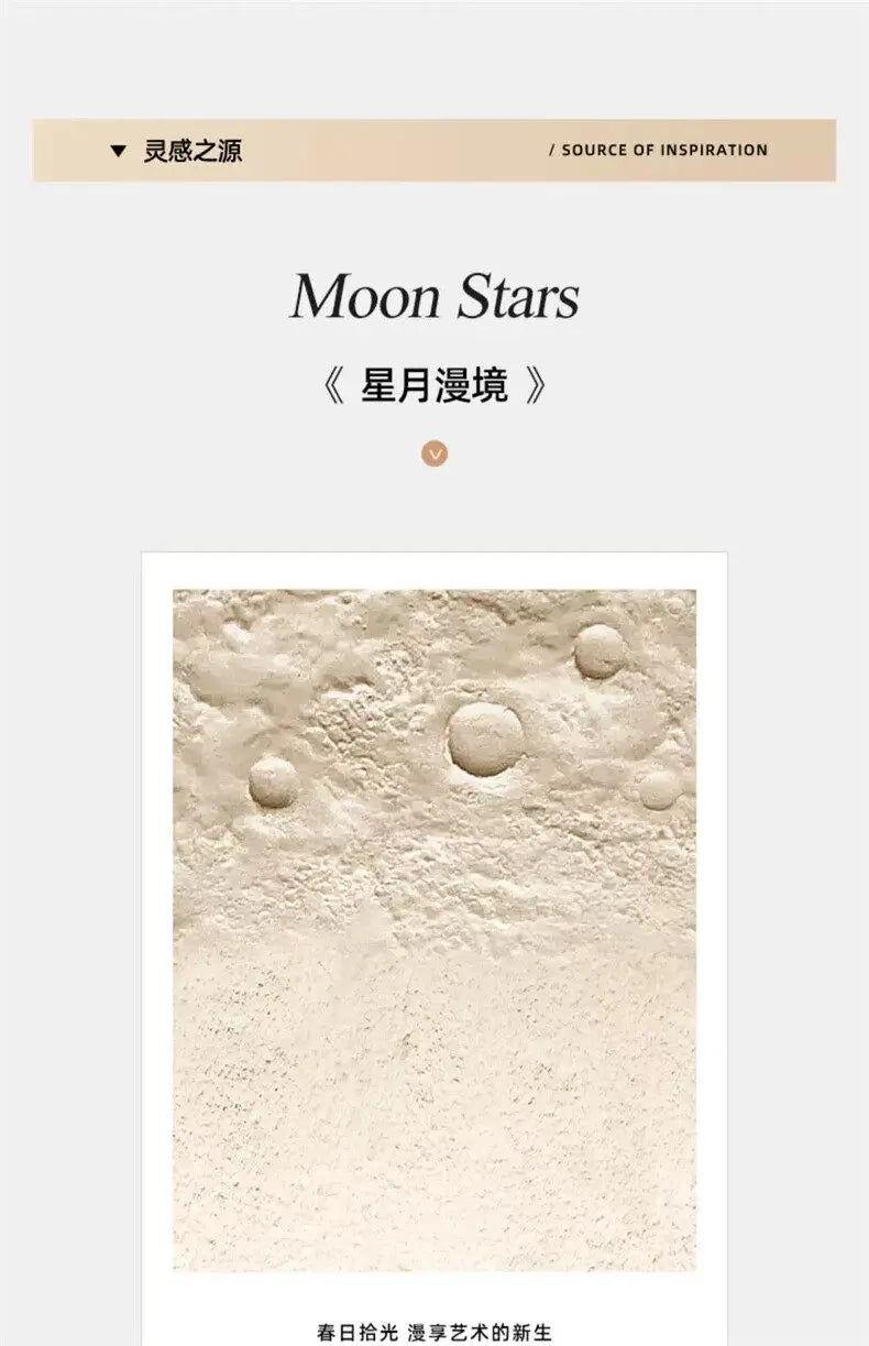 Pintura Decorativa para Sala de Estar com Tema Lunar, Pintura com Lâmpada LED de Parede, Painel de Fundo, Sensação de Alto Padrão, Pintura Suspensa em Arenito
