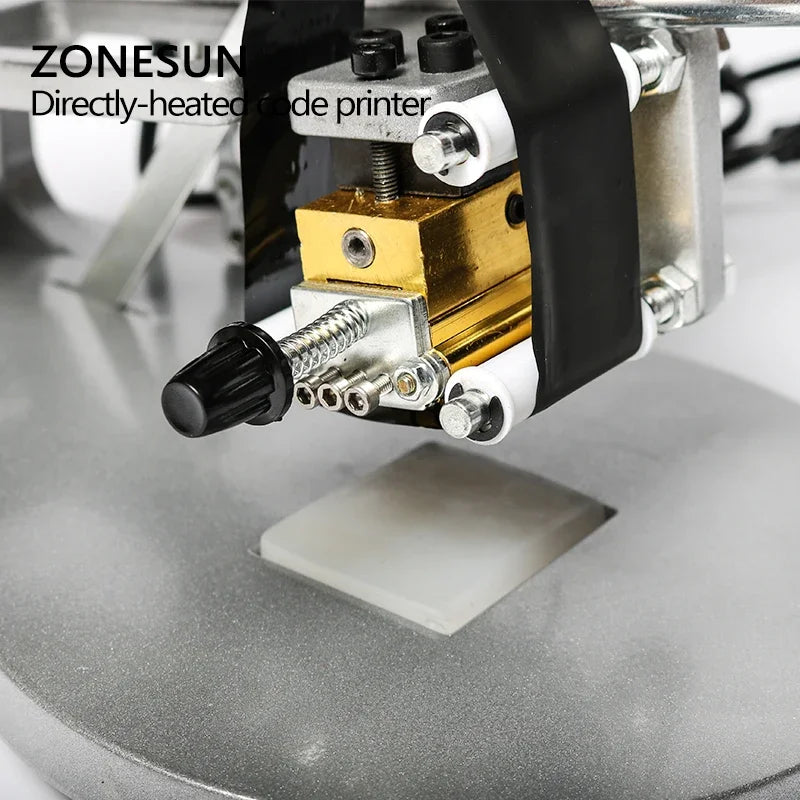 Impressora Manual de Código de Data ZONESUN ZS-DY8 – Máquina de Codificação de Lote, Validade e Data de Produção com Fita de Caracteres A-Z