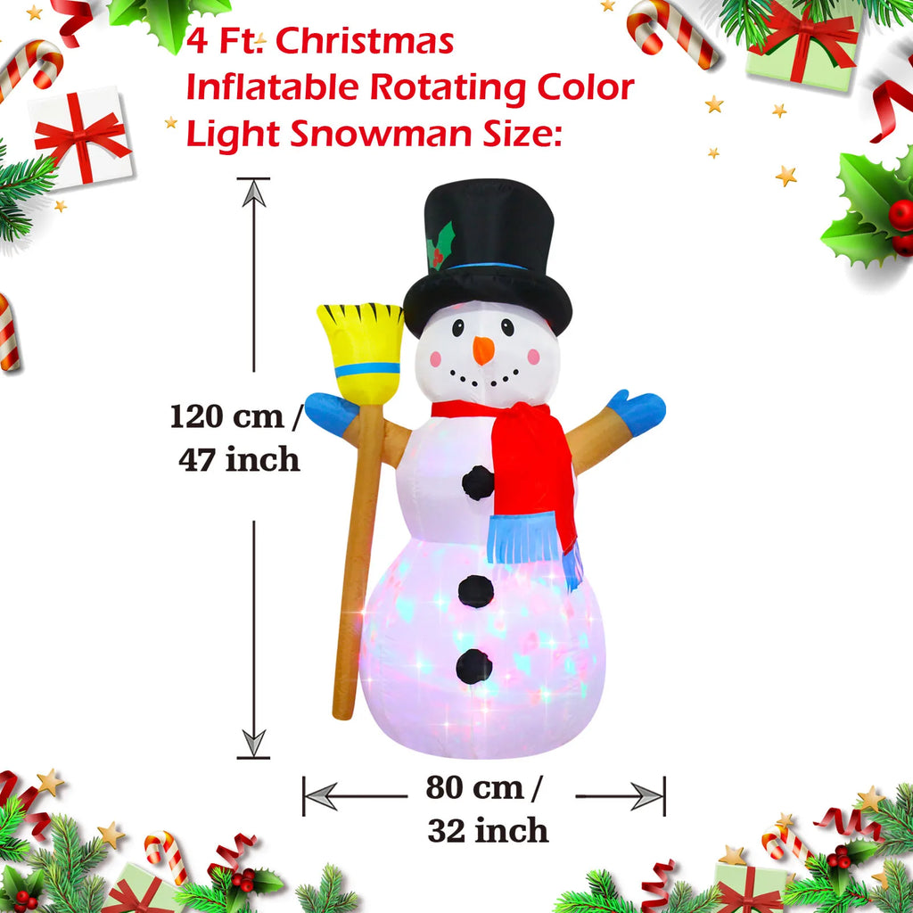 Decorações infláveis de natal-homem de gengibre, boneco de neve brilhante, boneco de neve de ramo, saco de presente boneco de neve decorações de gramado com luz LED